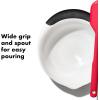 imageOXOplastic Good Grips 3Piece Mixing Bowl Set  Blueberry Jam ampamp Seltzer Handles47 LITERS LargeWhiteBlack