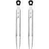 imageOXO Good Grips 12Inch StainlessSteel Locking Tongs7Inch Mini 2Pack