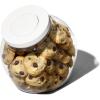 imageOXO Good Grips 30 Qt POP Medium Cookie Jar  Airtight Food Storage  for Snacks and More White and ClearMedium Jar  3 Qt Pack of 8