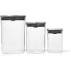imageOXO Good Grips Round POP 203 Piece Graduated Set 15 33 52 qt included White06 Qt06 L  15 Qt14 L   33 Qt31 L