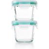 imageOXO Good Grips Smart Seal Airtight Container 12 Piece Glass Container Set4 Piece Mini Set