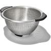 imageOXO Good Grips Stainless Steel Colander 3 qt and 5 qt Capacities Strainer with NonSlip Handles Kitchen Colander for Pasta and Vegetables Nesting Stainless Steel Strainer and Sieve5 Qt Stainless Steel Colander