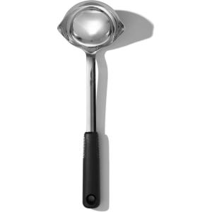 imageOXO Carving Set SoftGrip Duo Designed for Effortless Carving and Serving 2Piece Fork ampamp Knife Set  Spear Secure Cut ampamp Serve Roasted MeatLadle