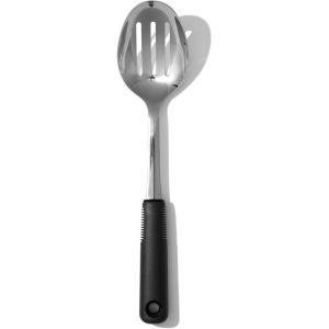 imageOXO Carving Set SoftGrip Duo Designed for Effortless Carving and Serving 2Piece Fork ampamp Knife Set  Spear Secure Cut ampamp Serve Roasted MeatSlotted Spoon