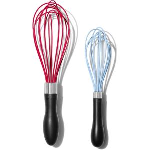 imageOXO Good Grips 2Piece Silicone Whisk SetSilicone Whisk Set