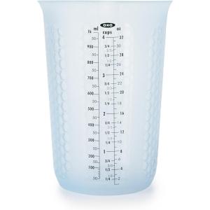 imageOXO Good Grips 3 Piece Squeeze ampamp Pour Silicone Measuring Cup Set4 Cup