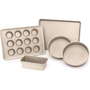 imageOXO Good Grips NonStick Pro Round Cake Pan 9 Inch5Piece Pan Set