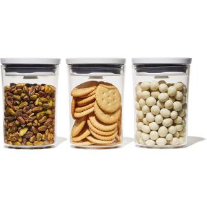 imageOXO Good Grips Round POP 203 Piece Graduated Set 15 33 52 qt included White3 pack  06 L