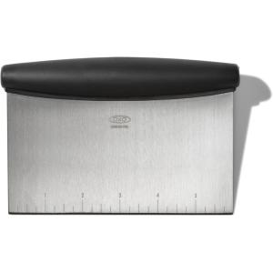 imageOXO Good Grips Stainless Steel Bench Scraper ampamp Chopper Dough Cutter for BakingGood Grips Multipurpose Scraper  Chopper