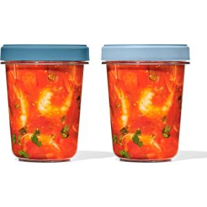 imageOXO Good Grips Twist ampamp Stack Container  20 oz  2 Pack32 oz