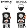 imageOXO Brew 12Cup Coffee Maker With Podless SingleServe FunctionSilverSilver