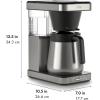 imageOXO Brew 8Cup Coffee Maker  SingleServe ampamp Carafe Thermal Stainless Steel SCA CertifiedStainless Steel
