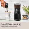 imageOXO Brew Conical Burr Coffee Grinder  Silver Stainless Steel Burrs OneTouch Automatic Smart GrindMatte Black Burr Coffee Grinder