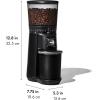 imageOXO Brew Conical Burr Coffee Grinder  Silver Stainless Steel Burrs OneTouch Automatic Smart GrindMatte Black Burr Coffee Grinder