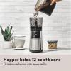 imageOXO Brew Conical Burr Coffee Grinder  Silver Stainless Steel Burrs OneTouch Automatic Smart GrindSilver Burr Coffee Grinder
