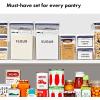 imageOXO Good Grips 8Piece Baking Essentials POP Storage Container SetLabeled Baking Set