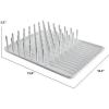 imageOXO Good Grips Compact Dish Rack Biscuit 1334quot x 1038quot x 312quot h for Storage1334 x 1038 x 312 h
