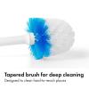 imageOXO Good Grips Compact Toilet Brush ampamp Canister Toilet Bowl Brush and Holder with Automatic Canister Door Bathroom and Small Spaces Cleaning Supplies Essential1 Count Pack of 1