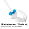 imageOXO Good Grips Compact Toilet Brush ampamp Canister Toilet Bowl Brush and Holder with Automatic Canister Door Bathroom and Small Spaces Cleaning Supplies Essential1 Count Pack of 1