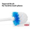 imageOXO Good Grips Compact Toilet Brush ampamp Canister Toilet Bowl Brush and Holder with Automatic Canister Door Bathroom and Small Spaces Cleaning Supplies Essential1 Count Pack of 6