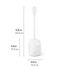 imageOXO Good Grips Compact Toilet Brush ampamp Canister Toilet Bowl Brush and Holder with Automatic Canister Door Bathroom and Small Spaces Cleaning Supplies Essential1 Count Pack of 1