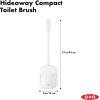imageOXO Good Grips Compact Toilet Brush ampamp Canister Toilet Bowl Brush and Holder with Automatic Canister Door Bathroom and Small Spaces Cleaning Supplies Essential1 Count Pack of 6