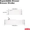 imageOXO Good Grips Expandable Dresser Drawer Divider  2 Pack