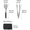 imageOXO Good Grips Grilling Tools 3pc SetTongs Turner Rest Black3pc Set  Tongs  Turner and Tool Rest