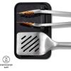 imageOXO Good Grips Grilling Tools 3pc SetTongs Turner Rest Black3pc Set  Tongs  Turner and Tool Rest