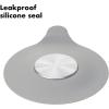 imageOXO Good Grips SiliconeStainless Steel Tub Stopper Greyplug stopper
