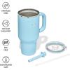 imageOXO Strive XL Tumbler with Handle  32 oz  Rose QuartzBlue Topaz