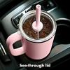 imageOXO Strive XL Tumbler with Handle  32 oz  Rose QuartzOnyx