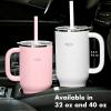 imageOXO Strive XL Tumbler with Handle  32 oz  Rose QuartzQuartz