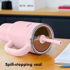 imageOXO Strive XL Tumbler with Handle  32 oz  Rose QuartzRose Quartz