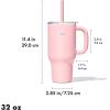 imageOXO Strive XL Tumbler with Handle  32 oz  Rose QuartzRose Quartz