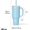 imageOXO Strive XL Tumbler with Handle  40 oz  JadeBlue Topaz