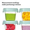 imageOXO Tot Baby Blocks Freezer Storage Containers Teal 4 OzOpal