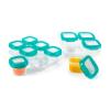 imageOXO Tot Baby Blocks Freezer Storage Containers Teal 4 OzTeal