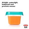 imageOXO Tot Baby Blocks Freezer Storage Containers Teal 4 OzTeal
