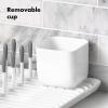 imageOXO Tot Bottle ampamp Cup Cleaning Set GrayDrying Rack