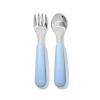imageOXO Tot OnTheGo Fork and Spoon Set  OpalDusk