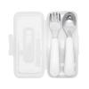 imageOXO Tot OnTheGo Fork and Spoon Set  OpalNavy