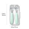 imageOXO Tot OnTheGo Fork and Spoon Set  OpalOpal