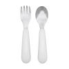 imageOXO Tot OnTheGo Fork and Spoon Set  OpalPink
