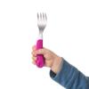 imageOXO Tot OnTheGo Fork and Spoon Set  OpalPink