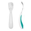 imageOXO Tot OnTheGo Fork and Spoon Set  OpalTot Teal