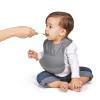 imageOXO Tot RollUp Bib 2 Pack GrayNavyTealGray