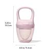 imageOXO Tot Silicone SelfFeeder 2 Pack  Opal and DuskOpalBlossom