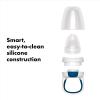 imageOXO Tot Silicone SelfFeeder 2 Pack  Opal and DuskTealNavy