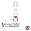 imageOXO Tot Silicone SelfFeeder 2 Pack  Opal and DuskTealPink